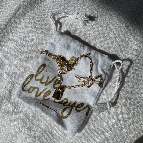 Gorjana Kara Padlock Charm Necklace - Picture 4 of 5